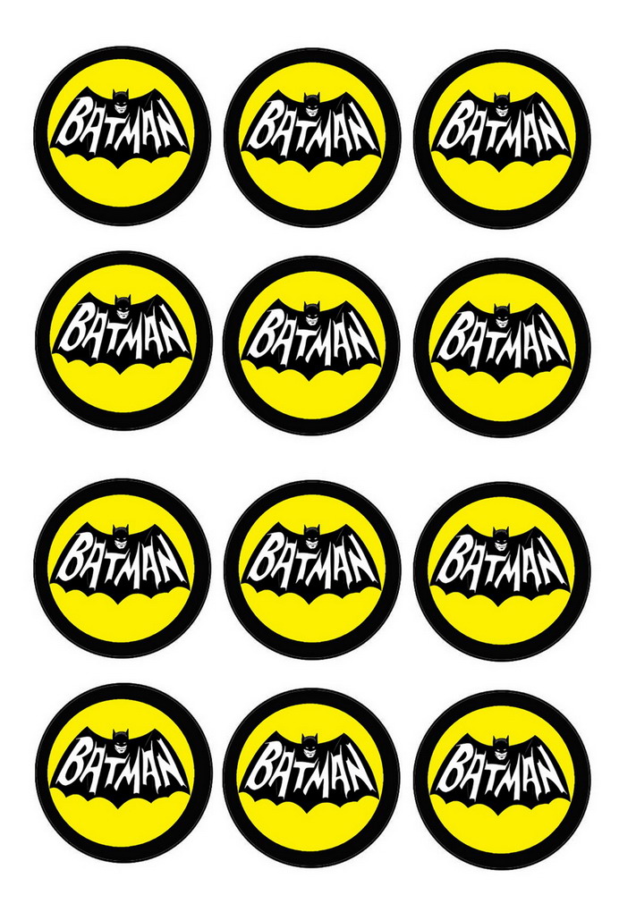 Batman – Cupcake Toppers | Birthday Printable