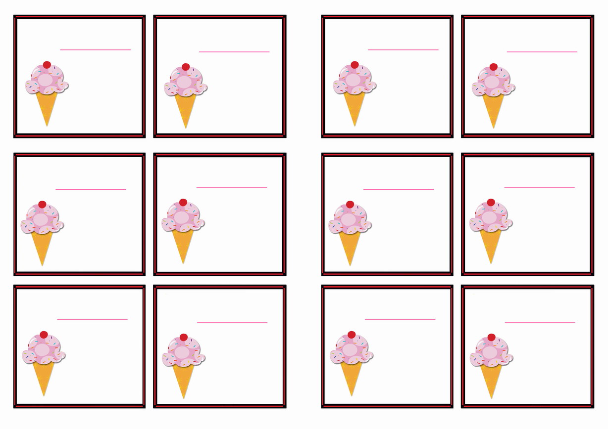 Ice Cream Labels Printable Printable Word Searches