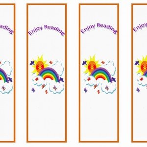 Rainbow Bookmarks – Birthday Printable