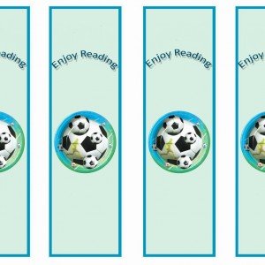 Soccer Bookmarks – Birthday Printable