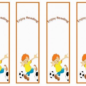 Soccer Bookmarks – Birthday Printable