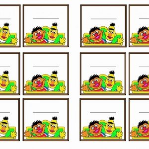 Sesame Street Name Tags – Birthday Printable