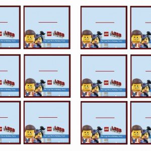 The Lego Movie Bookmarks | Birthday Printable