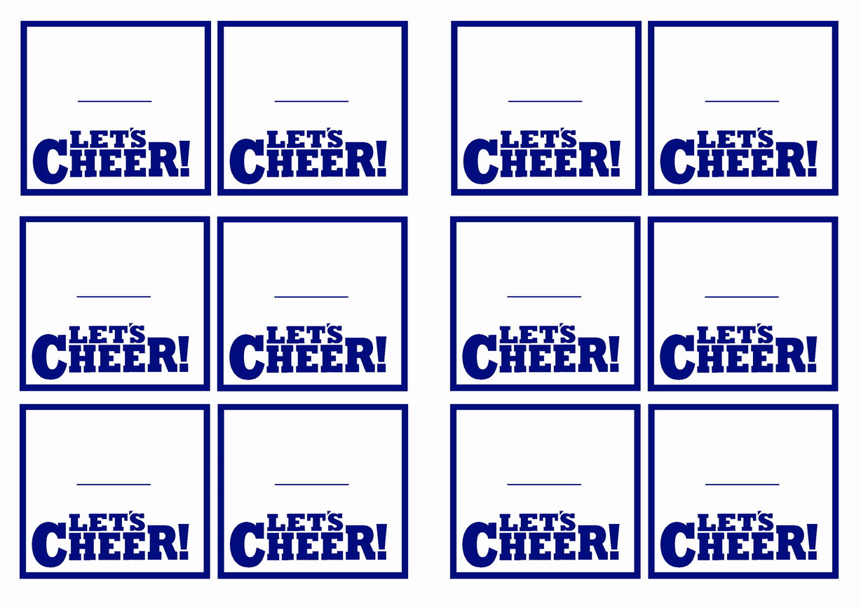 Free Printable Cheer Tags Printable Word Searches