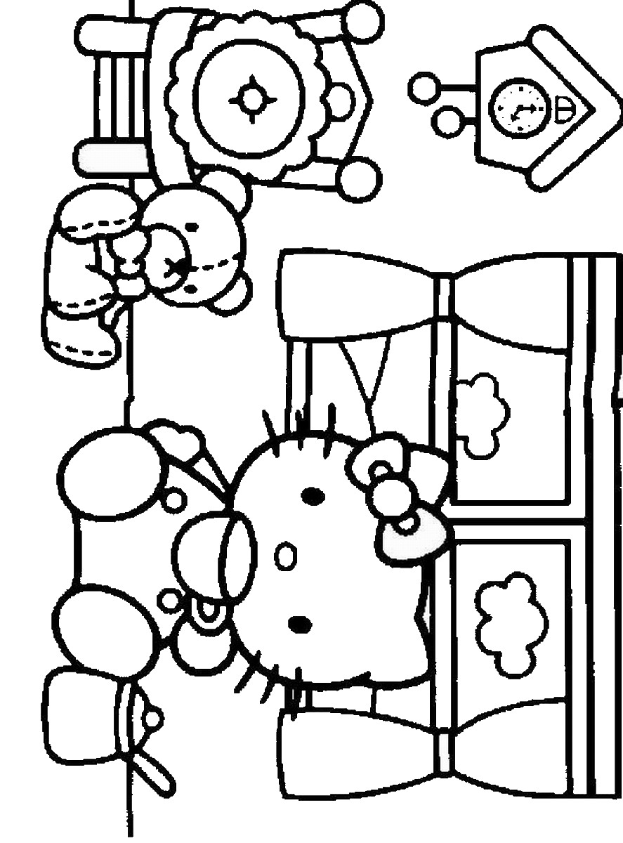 Hello Kitty Coloring Pages | Birthday Printable