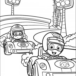 Bubble Guppies Coloring pages | Birthday Printable