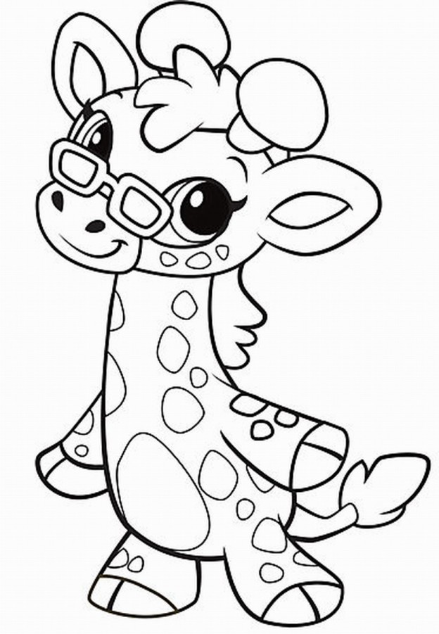 Giraffe Coloring Pages | Birthday Printable
