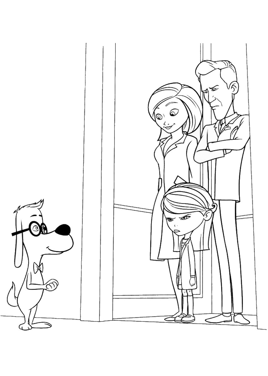 Mr Peabody And Sherman Show Coloring Pages Coloring Pages