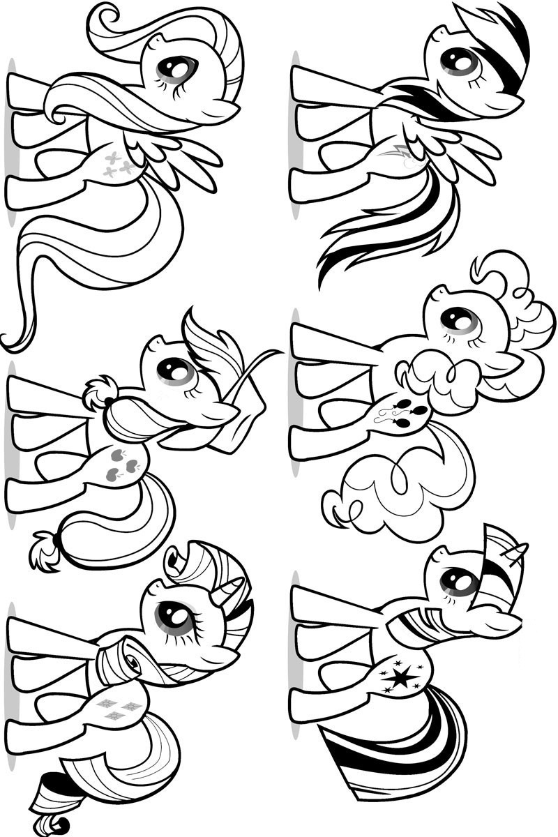 My Little Pony Coloring Pages | Birthday Printable