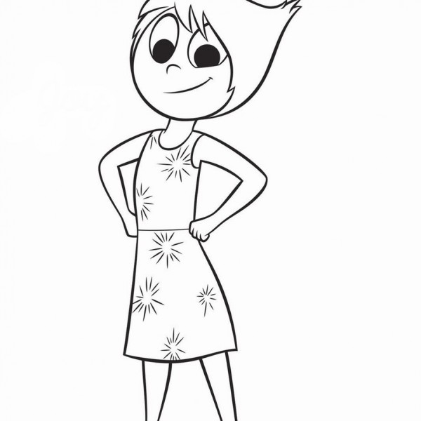 Inside Out Coloring Pages | Birthday Printable