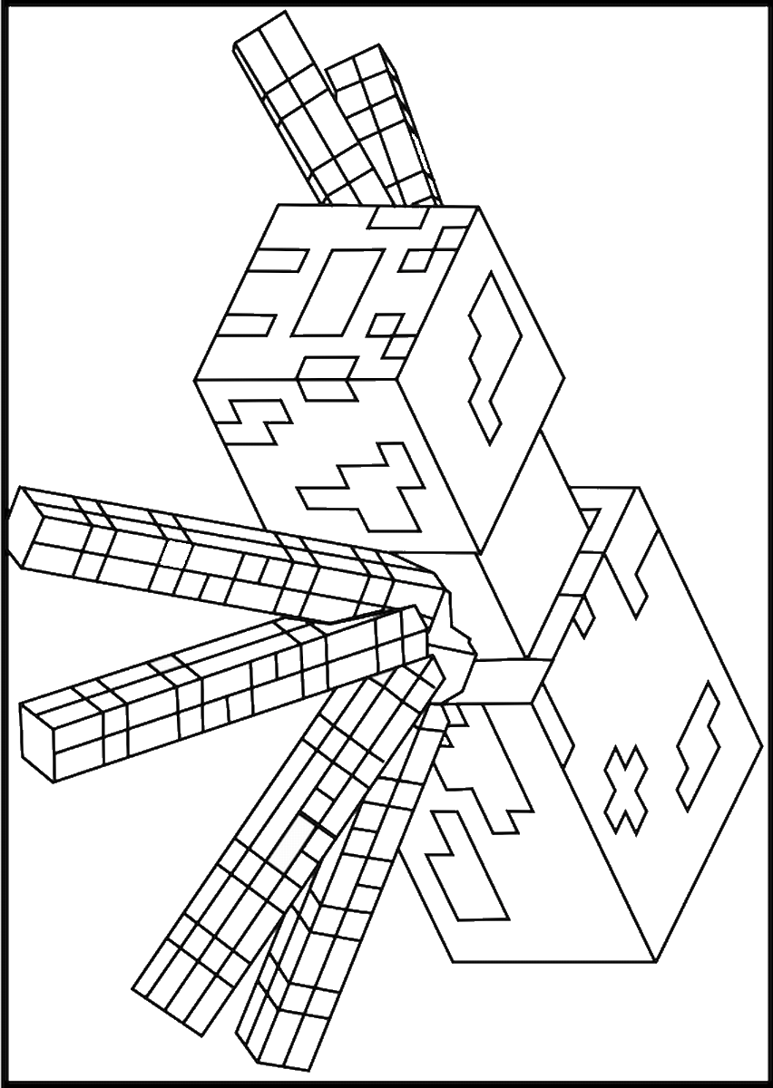 Minecraft Coloring Pages | Birthday Printable
