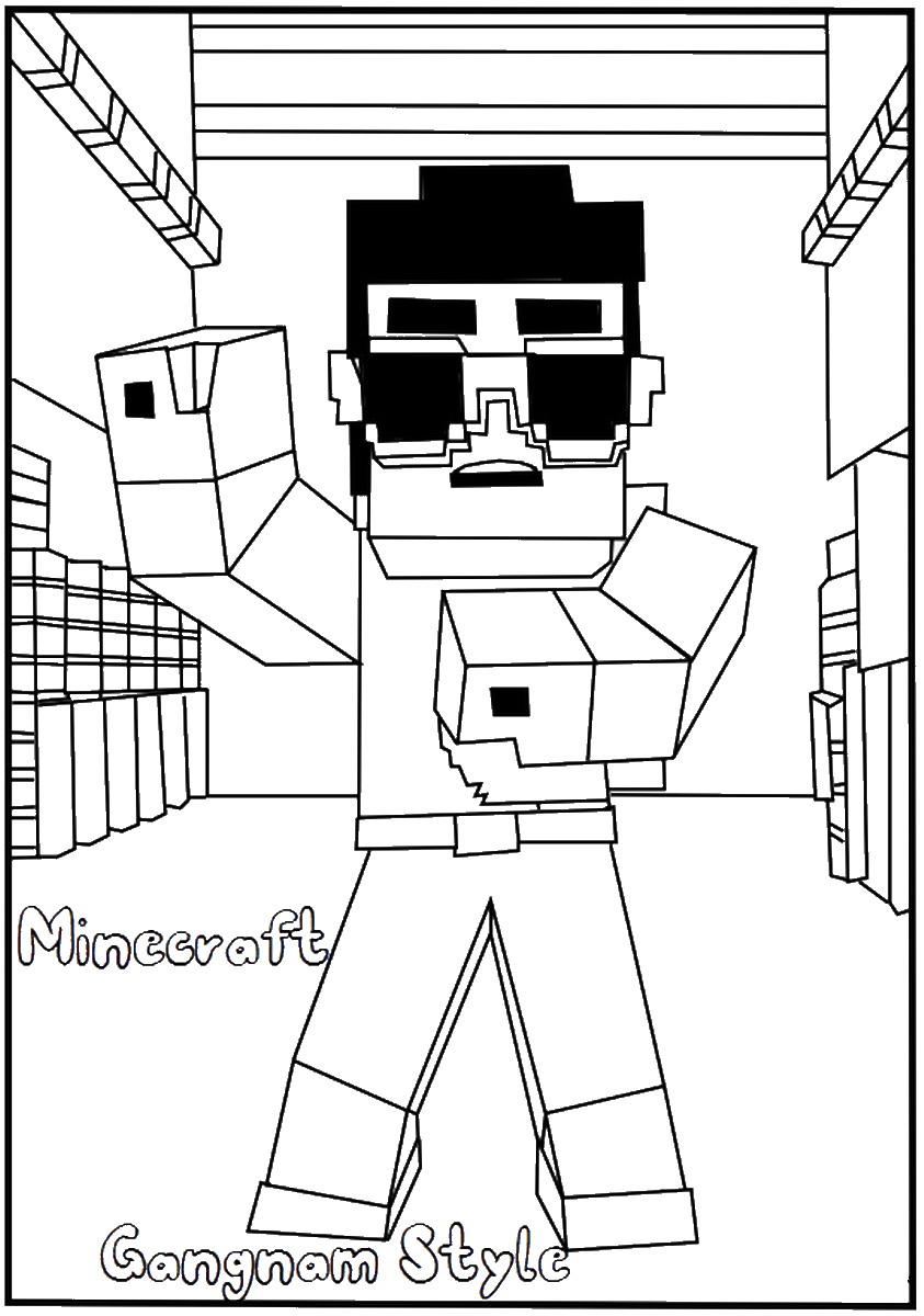 Minecraft Coloring Pages | Birthday Printable