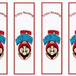 Super Mario Bookmarks – Birthday Printable