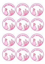 Princess – Cupcake Toppers | Birthday Printable