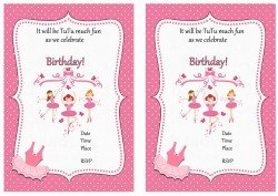 Ballet Birthday Invitations – Birthday Printable