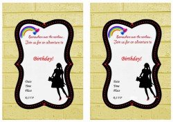 Wizard of Oz Birthday Invitations – Birthday Printable
