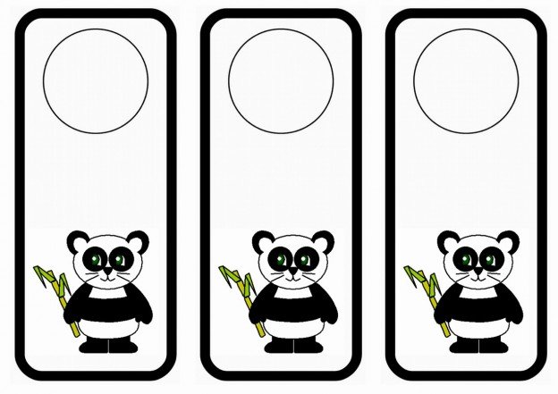 Animals Door Hangers – Birthday Printable