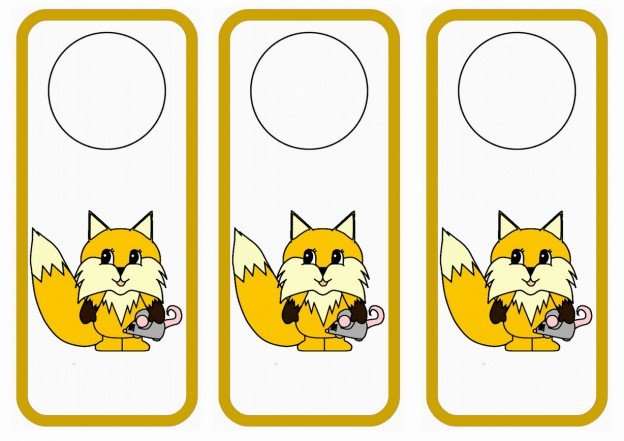 Animals Door Hangers – Birthday Printable