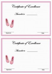Ballet Awards – Birthday Printable