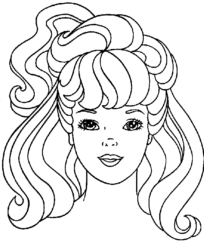 hair coloring page