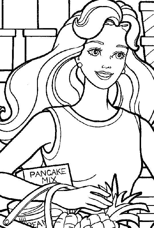 Barbie Coloring Pages – Birthday Printable