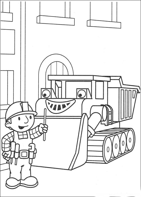 Bob the Builder Coloring Pages – Birthday Printable