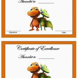 Dinosaur Awards – Birthday Printable