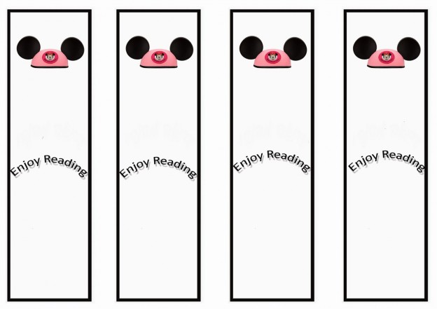 Mickey Bookmarks – Birthday Printable