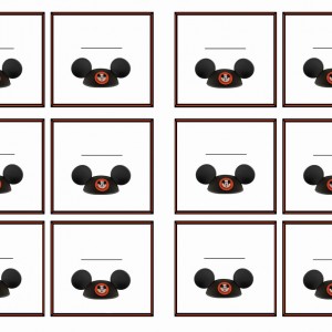 Mickey Name Tags – Birthday Printable