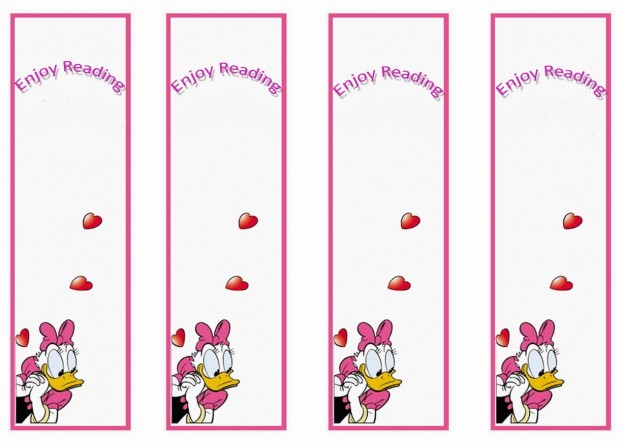 mickey bookmarks birthday printable