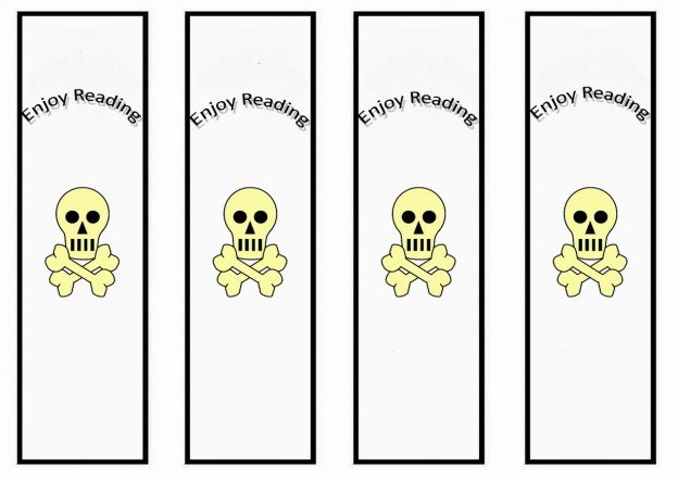 Pirate Bookmarks – Birthday Printable
