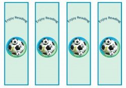 Soccer Bookmarks – Birthday Printable