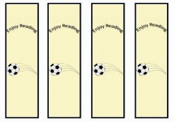 Soccer Bookmarks – Birthday Printable