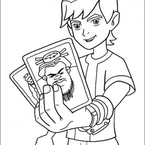 Ben 10 Coloring Pages – Birthday Printable