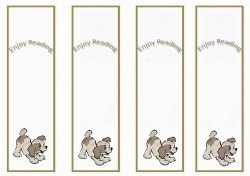 Dog Lovers Bookmarks – Birthday Printable