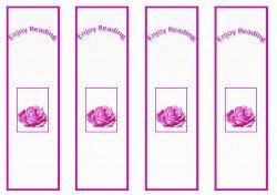 Garden Bookmarks – Birthday Printable