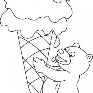 Ice Cream Coloring Pages – Birthday Printable