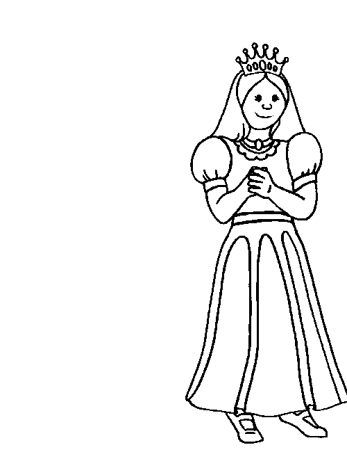 Princess Coloring Pages – Birthday Printable