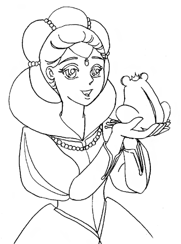 Princess Coloring Pages – Birthday Printable