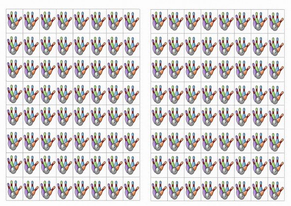 Bowling Stickers – Birthday Printable