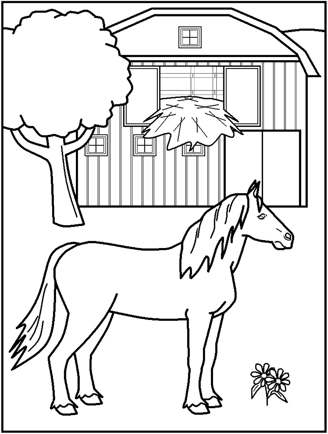 Animals Coloring Pages – Birthday Printable