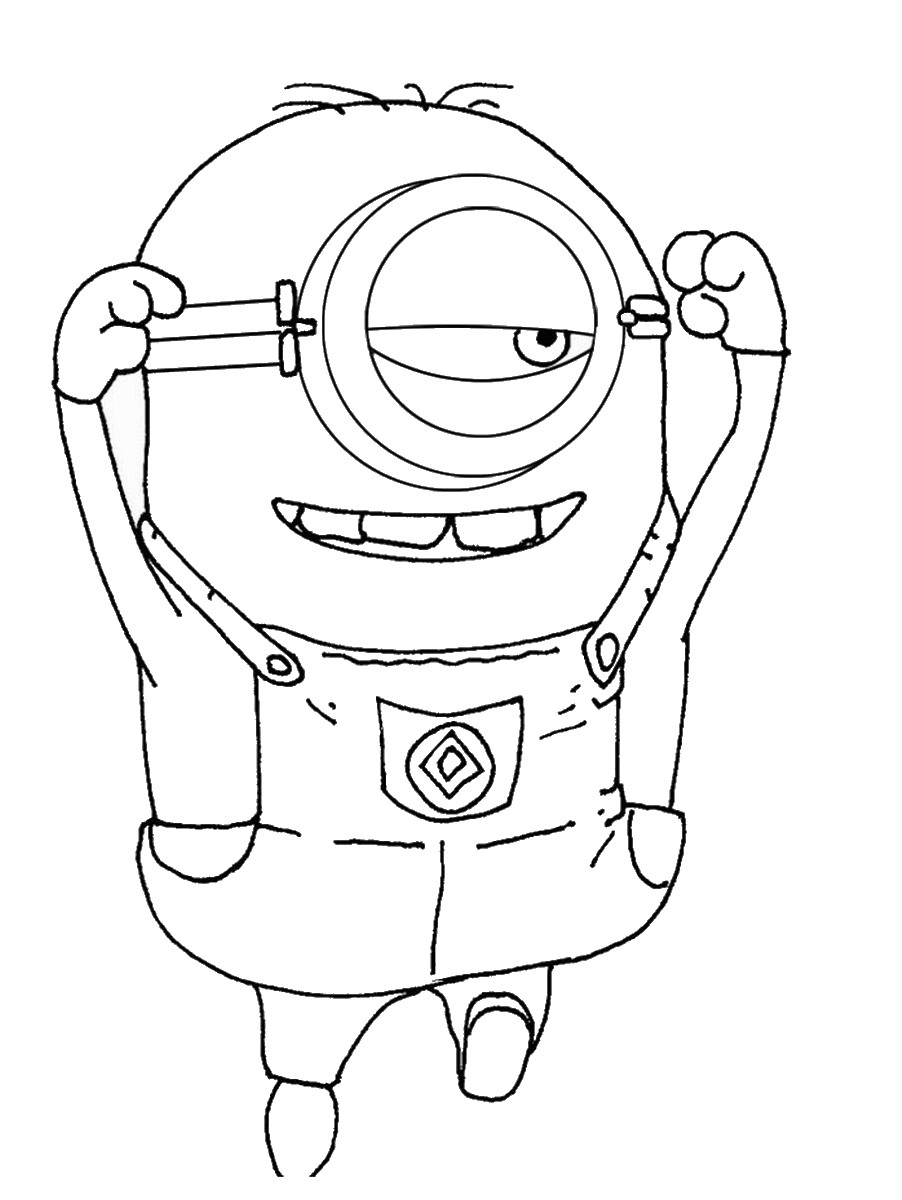 Despicable Me Coloring Pages | Birthday Printable