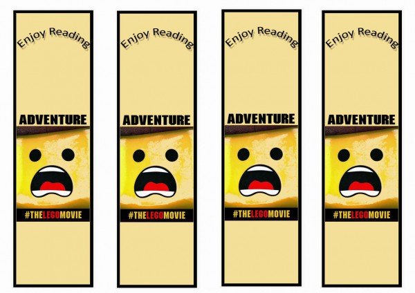 The Lego Movie Bookmarks – Birthday Printable