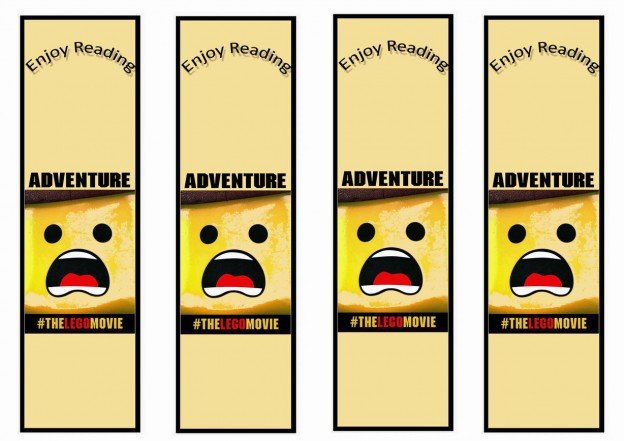 The Lego Movie Bookmarks – Birthday Printable