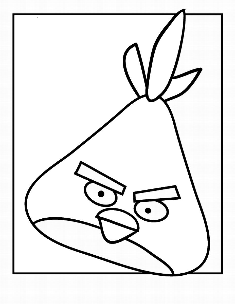 coloring pages of angry birds happy birthday
