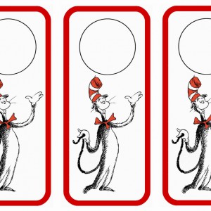 Dr. Seuss Door Hangers – Birthday Printable