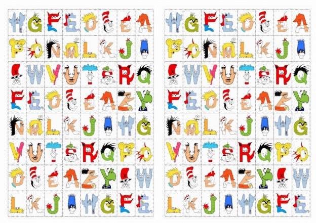 Dr. Seuss Stickers – Birthday Printable