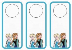 Frozen Door Hangers – Birthday Printable