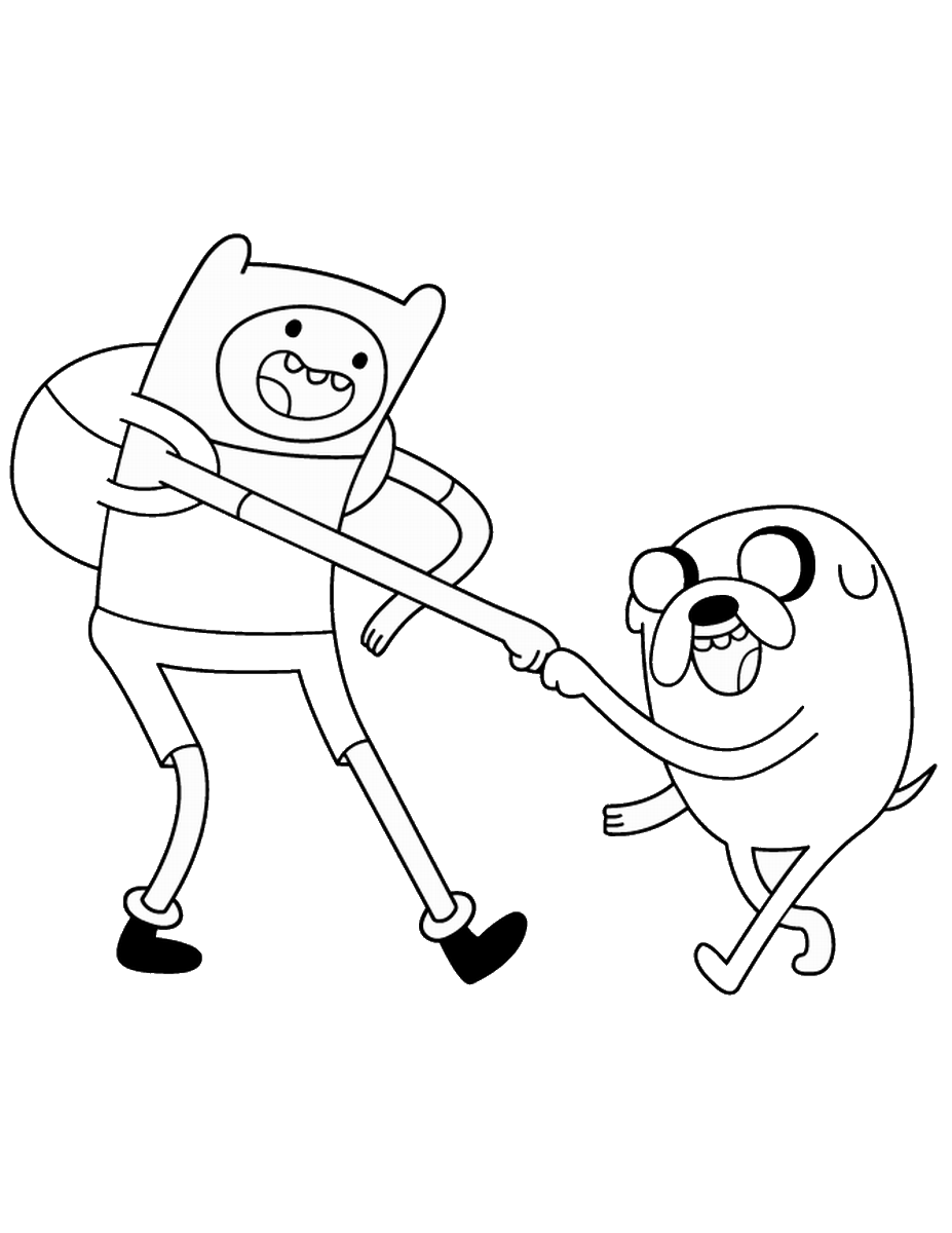Adventure Time Coloring Pages – Birthday Printable
