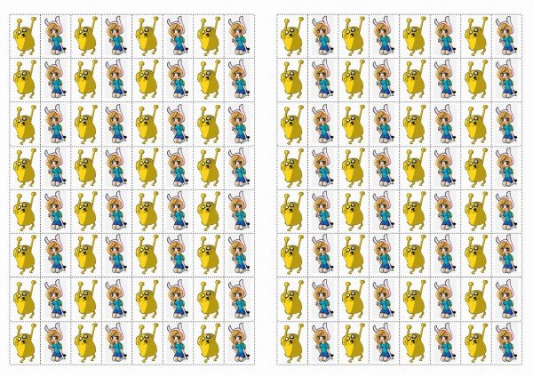 Adventure Time Stickers – Birthday Printable